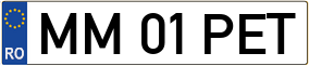 Truck License Plate